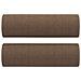 Cuscini Decorativi 2 Pz Marrone 15x50 Cm In Tessuto - Foto miniatura 2