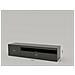 Mobile Porta Tv Turi, Credenza Bassa Da Soggiorno, Base Porta Tv, 100% Made In Italy, Cm 150x40h37, Antracite Lucido - Foto miniatura 3