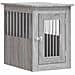 Gabbia Cani Da Arredamento Grigio Sonoma 45x62x59cm Multistrato - Foto miniatura 1