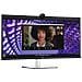 Monitor Pc 34.1" LCD LED Curvo P3424WEB 3440 X 1440 Ultra HD Tempo di Risposta 8 ms - Foto miniatura 4