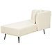 Chaise Longue Versione Sinistra Riom Bouclé Bianco Sporco - Foto miniatura 2