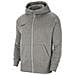 Felpa Con Cappuccio Bambino Full Zip Cw6891-063 Bambino Taglia Xs Colore Grigio - Foto miniatura 1