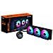 Aorus Waterforce Ii 360 Aio Liquid Cpu Cooler - Ventola Argb 3x120mm, Meccanismo Di Inserimento Scorrevole, Daisy-chain, Compatibile Con Intel Lga 1700 E Amd Am5 - Foto miniatura 1