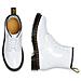 W White Patent Lamper Croc Emboss White Booties Stivaletti Pelle Scarpe Donna Bianco Eu 36, 1460 26855100 - Foto miniatura 3