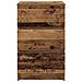 Comodini con 3 Cassetti 2 pz Legno Antico 39x35x65 cm - Foto miniatura 3