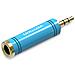VAB-S04-L adattatore per inversione del genere dei cavi 3.5mm 6.5mm Blu - Foto miniatura 1