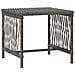 Lettino Prendisole Set di 3 Grigio e blu navy Rattan PE, metallo - Foto miniatura 6