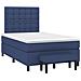 Giroletto a Molle con Materasso Blu 120x190 cm in Tessuto - Foto miniatura 1