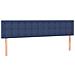 Giroletto a Molle con Materasso Blu 120x190 cm in Tessuto - Foto miniatura 7