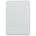 Specchio Cosmetico Portatile Quadrato In Acciaio Inossidabile Con Custodia In Pu White - Foto miniatura 1