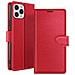 Custodia A Portafoglio Per Iphone 12 Pro Max Con Supporto E Linguetta Magnetica, Rosso - Foto miniatura 1