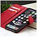 Custodia A Portafoglio Per Iphone 12 Pro Max Con Supporto E Linguetta Magnetica, Rosso - Foto miniatura 2