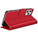 Custodia A Portafoglio Per Iphone 12 Pro Max Con Supporto E Linguetta Magnetica, Rosso - Foto miniatura 3