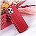 Custodia A Portafoglio Per Iphone 12 Pro Max Con Supporto E Linguetta Magnetica, Rosso - Foto miniatura 5