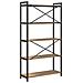 Libreria rovere artigianale 80 x 30 x 153 cm Legno multistrato - Foto miniatura 7