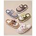 Pantofole Di Cotone Peluche Girasole - Calde, Con Suola Spessa E Antiscivolo Per Interni Per Autunno E Inverno Brown 38 - Foto miniatura 3