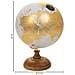 Mappamondo In Plastica Con Base In Legno Marrone D15x20h - Foto miniatura 4