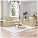 Divano 2 pcs Crema 182 x 80 x 82 cm Tessuto - Foto miniatura 2