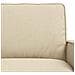 Divano 2 pcs Crema 182 x 80 x 82 cm Tessuto - Foto miniatura 6