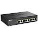 DMS-108P /E switch di rete Non gestito 2.5G Ethernet (100/1000/2500) Supporto Power over Ethernet (PoE) Nero - Foto miniatura 4