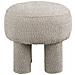 Pouf Canberra In Poliestere Sabbia Scuro — Ø43×43 Cm, Hn1258 - Foto miniatura 2