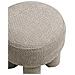 Pouf Canberra In Poliestere Sabbia Scuro — Ø43×43 Cm, Hn1258 - Foto miniatura 3