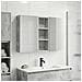 Set di Armadi da Bagno con lo scaffale 3 pcs 80 x 10,5 x 50 cm - Foto miniatura 2