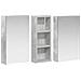 Set di Armadi da Bagno con lo scaffale 3 pcs 80 x 10,5 x 50 cm - Foto miniatura 5