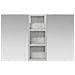 Set di Armadi da Bagno con lo scaffale 3 pcs 80 x 10,5 x 50 cm - Foto miniatura 6