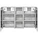 Set di Armadi da Bagno con lo scaffale 3 pcs 80 x 10,5 x 50 cm - Foto miniatura 7