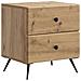 Armadio da Notte 2 pcs Rovere Artigianale 43 x 34,5 x 47,5 cm - Foto miniatura 3