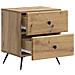 Armadio da Notte 2 pcs Rovere Artigianale 43 x 34,5 x 47,5 cm - Foto miniatura 4