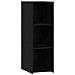 Credenza Rovere Nero 30 x 41 x 93 cm Legno ingegnerizzato - Foto miniatura 1
