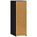 Credenza Rovere Nero 30 x 41 x 93 cm Legno ingegnerizzato - Foto miniatura 4
