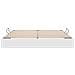 Letto con Contenitore Bianco Puro 183 x 213 cm Similpelle - Foto miniatura 7