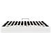 Letto con Contenitore Bianco Puro 183 x 213 cm Similpelle - Foto miniatura 8
