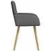 Sedie da pranzo 4 pcs Tessuto Grigio Scuro 56,5 x 50 x 87,5 cm - Foto miniatura 4