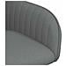 Sedie da pranzo 4 pcs Tessuto Grigio Scuro 56,5 x 50 x 87,5 cm - Foto miniatura 6