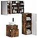 Set di mobili per il bagno 4 pcs Rovere Fumo - Foto miniatura 2