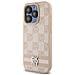 Dkny ""custodia In Pelle A Quadri Con Strisce Stampate Per Iphone 15 Pro Max"" - Rosa - Foto miniatura 1