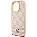Dkny ""custodia In Pelle A Quadri Con Strisce Stampate Per Iphone 15 Pro Max"" - Rosa - Foto miniatura 2