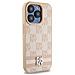Dkny ""custodia In Pelle A Quadri Con Strisce Stampate Per Iphone 15 Pro Max"" - Rosa - Foto miniatura 3