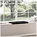 Cuscino per panchina Similpelle Nero Profondità 35 cm - Foto miniatura 4