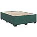 Letto box spring con materasso Verde Scuro 160 x 200 cm Velluto - Foto miniatura 5