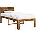 Letto Singolo con Testiera ROSTOCK Naturale 75 x 190 cm - Foto miniatura 1