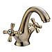 Miscelatore rubinetto lavabo in ottone bronzato bagno - Foto miniatura 1