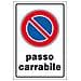 Cart. "passo Carrabile" 30x20pl - Foto miniatura 1