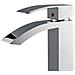 Miscelatore per lavabo rubinetto da bagno finitura cromo mod Riga - Foto miniatura 3