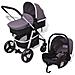 Passeggino 3 in 1 in Alluminio Colore Grigio E Nero - Foto miniatura 1