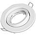 Portafaretto Incasso Alluminio Rotondo Orientabile Gu10-gu5.3 Mod. Vt- 7227 Sku 3469 Bianco - Foto miniatura 3